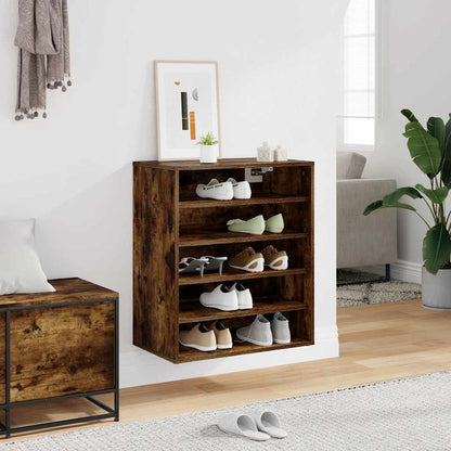 Shoe Cabinet Grey Sonoma 60x35x70 cm Engineered Wood