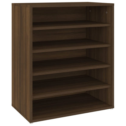Shoe Cabinet Brown Oak 60x35x70 cm Engineered Wood