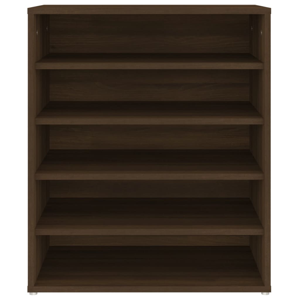 Shoe Cabinet Brown Oak 60x35x70 cm Engineered Wood