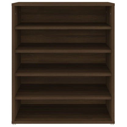 Shoe Cabinet Brown Oak 60x35x70 cm Engineered Wood