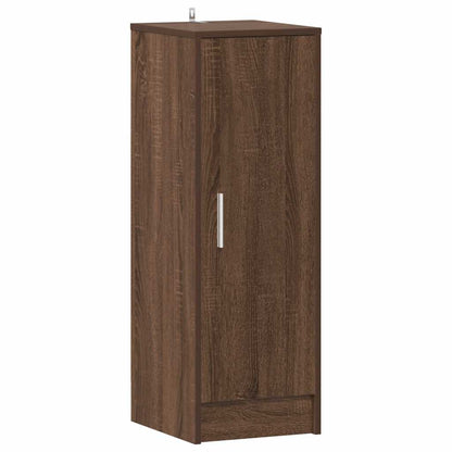 Shoe Cabinet Brown Oak 32x35x92 cm Engineered Wood