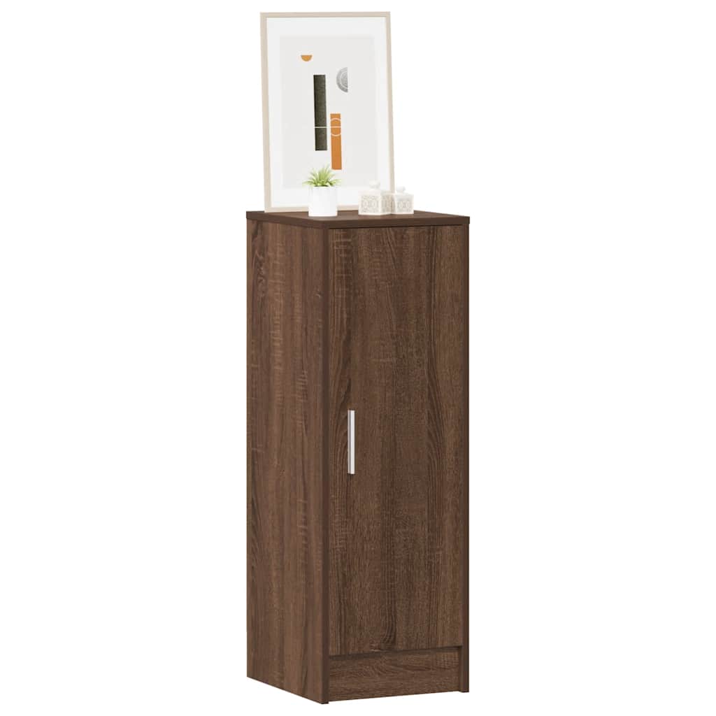 Shoe Cabinet Brown Oak 32x35x92 cm Engineered Wood