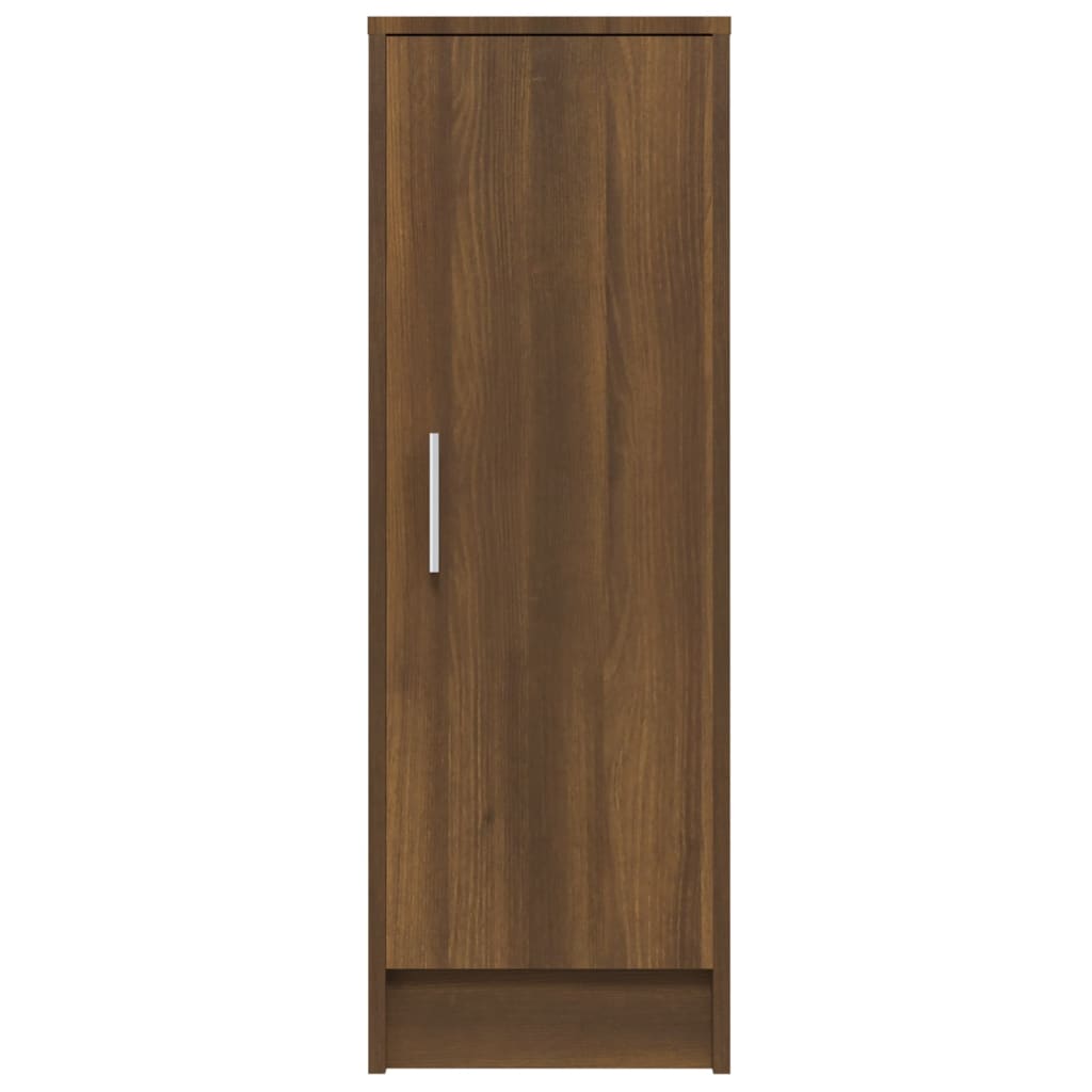 Shoe Cabinet Brown Oak 32x35x92 cm Engineered Wood
