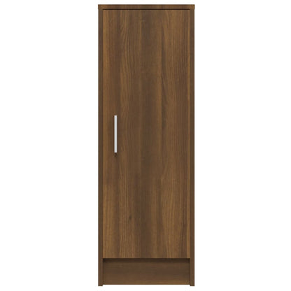 Shoe Cabinet Brown Oak 32x35x92 cm Engineered Wood