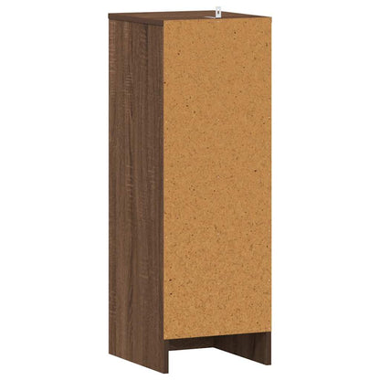 Shoe Cabinet Brown Oak 32x35x92 cm Engineered Wood