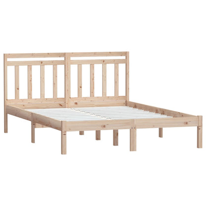 Bed Frame without Mattress Small Double Solid Wood