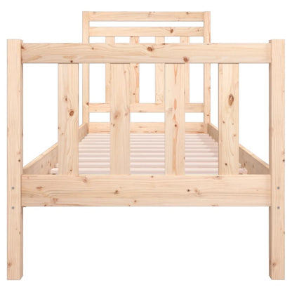 Bed Frame without Mattress Small Single Solid Wood