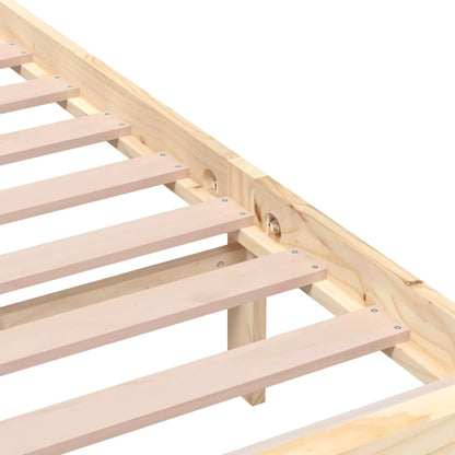 Bed Frame without Mattress Small Double Solid Wood