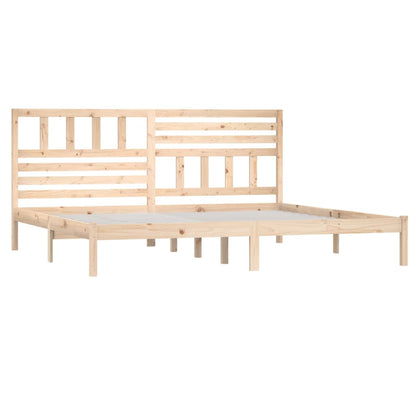 Bed Frame without Mattress 180x200 cm Super King  Solid Wood Pine