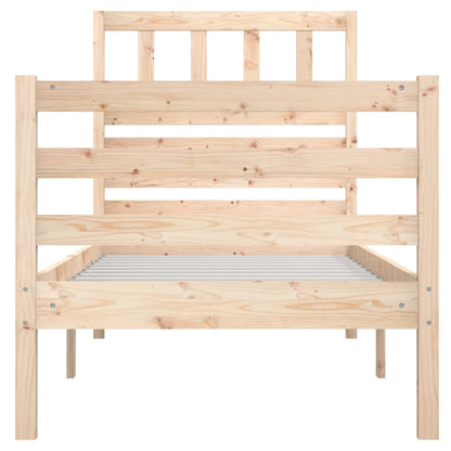 Bed Frame without Mattress 90x190 cm Single Single Solid Wood