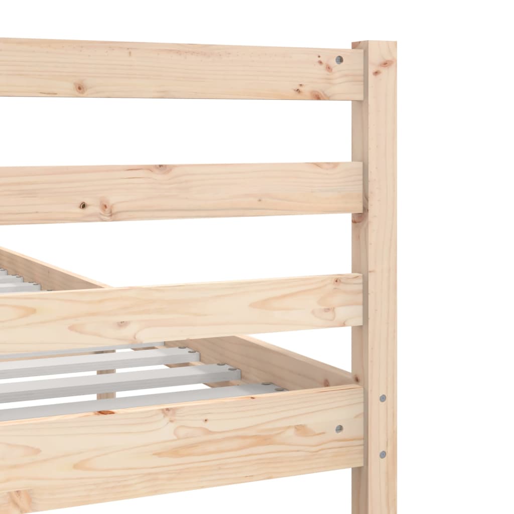 Bed Frame without Mattress 150x200 cm King Size King Size Solid Wood