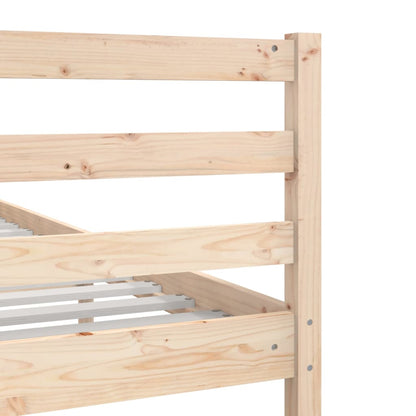 Bed Frame without Mattress 150x200 cm King Size King Size Solid Wood