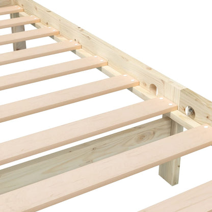 Bed Frame without Mattress Small Double Solid Wood
