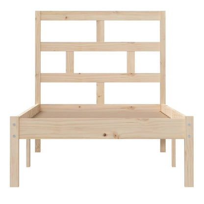 Bed Frame without Mattress Small Single Solid Wood