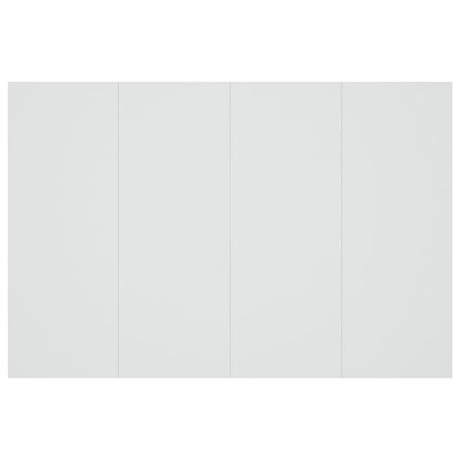 Bed Headboard White 120x1.5x80 cm Engineered Wood