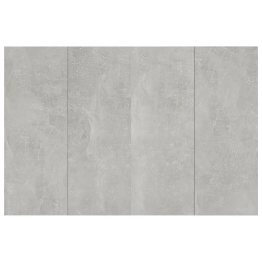 Bed Headboard Concrete Grey 120x1.5x80 cm Engineered Wood