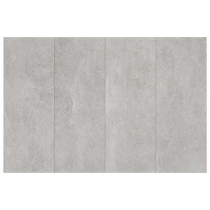 Bed Headboard Concrete Grey 120x1.5x80 cm Engineered Wood