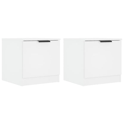 Bedside Cabinets 2 pcs White 40x39x40 cm