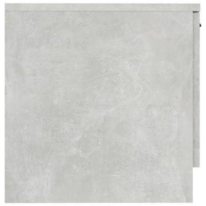 Bedside Cabinet Concrete Grey 40x39x40 cm