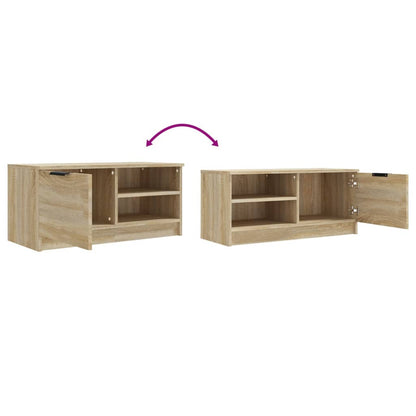 TV Cabinets 2 pcs Sonoma Oak 80x35x36.5 cm Engineered Wood
