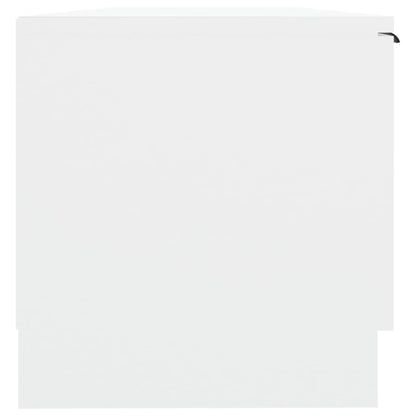 TV Cabinet White 102x35x36.5 cm Engineered Wood