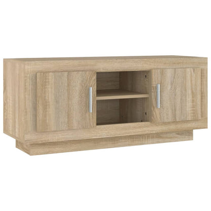TV Cabinet Sonoma Oak 102x35x45 cm Engineered Wood