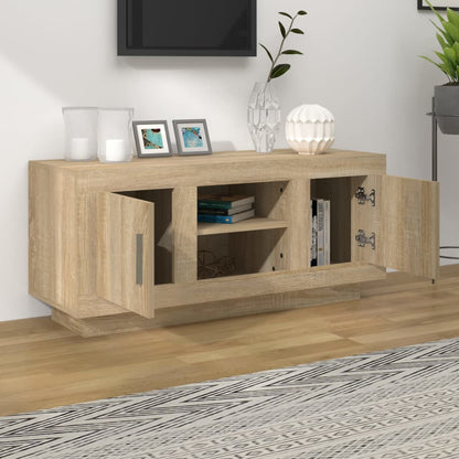 TV Cabinet Sonoma Oak 102x35x45 cm Engineered Wood