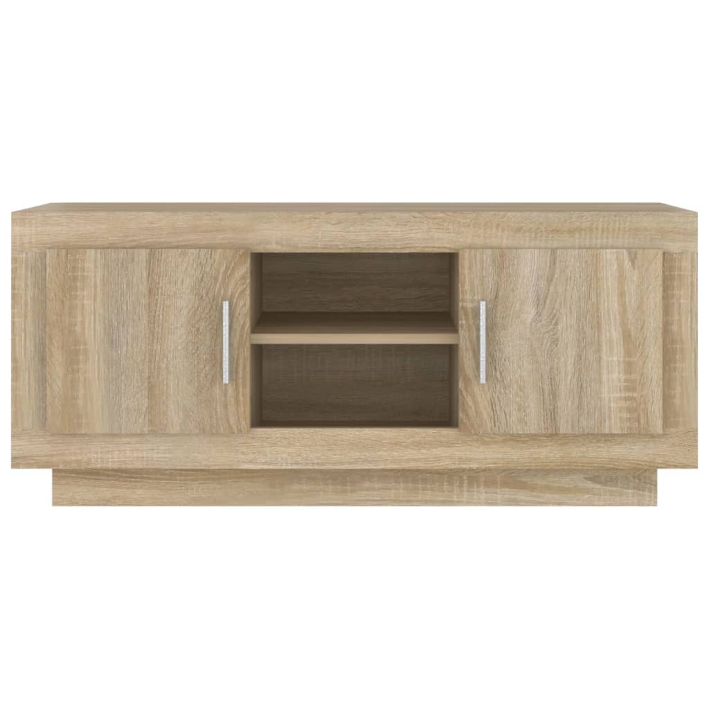 TV Cabinet Sonoma Oak 102x35x45 cm Engineered Wood