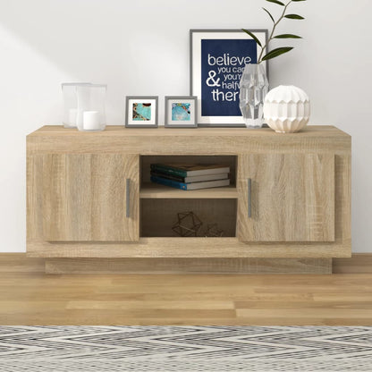 TV Cabinet Sonoma Oak 102x35x45 cm Engineered Wood