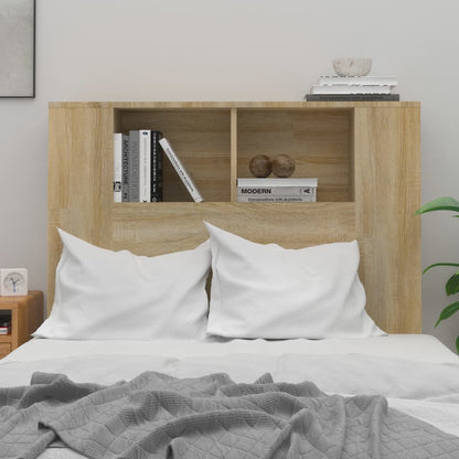 Headboard Cabinet Sonoma Oak 100x18.5x102.5 cm