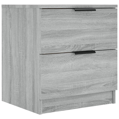 Bedside Cabinets 2 pcs Grey Sonoma Engineered Wood
