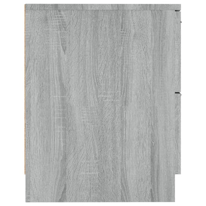 Bedside Cabinets 2 pcs Grey Sonoma Engineered Wood