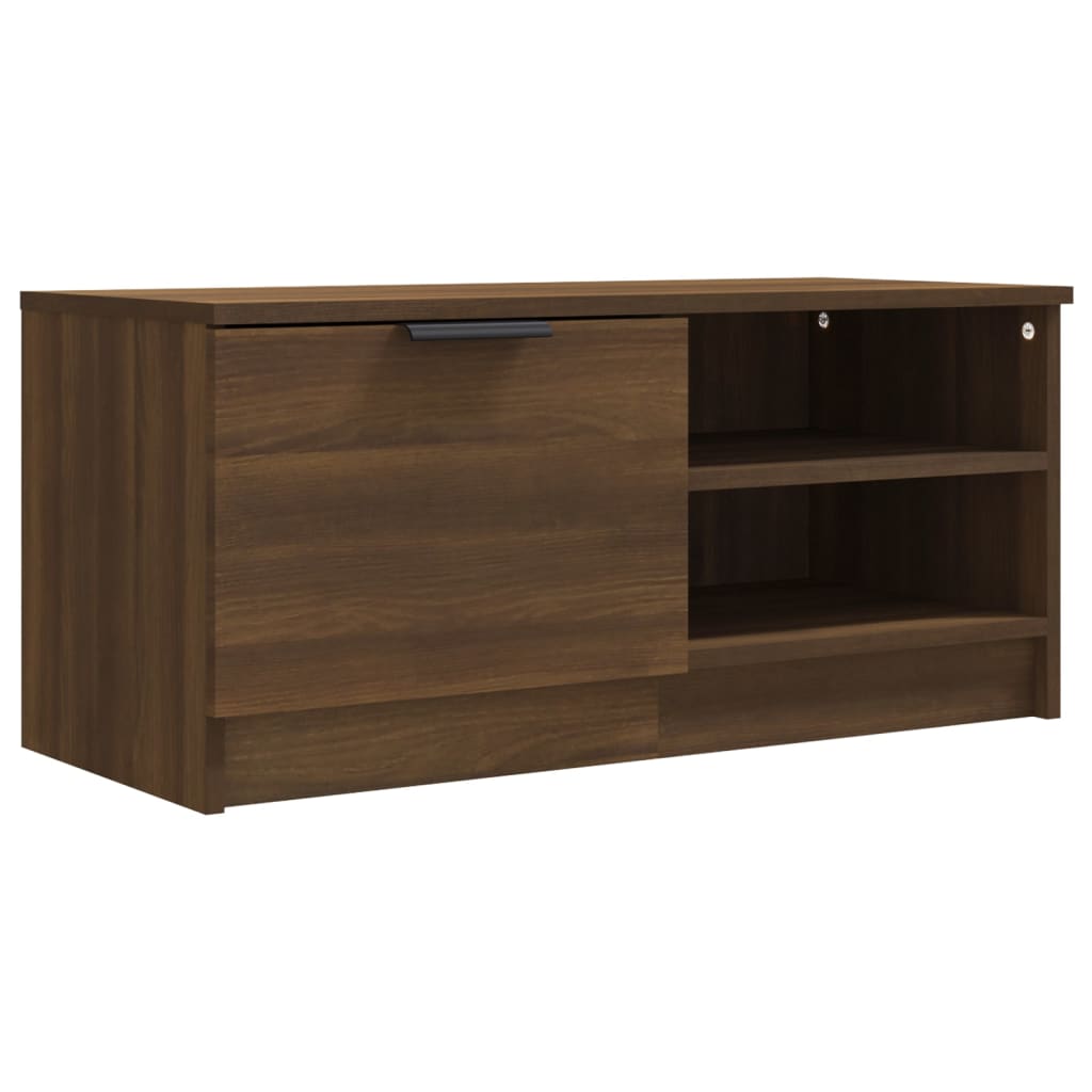 TV Cabinets 2 pcs Brown Oak 80x35x36.5 cm Engineered Wood