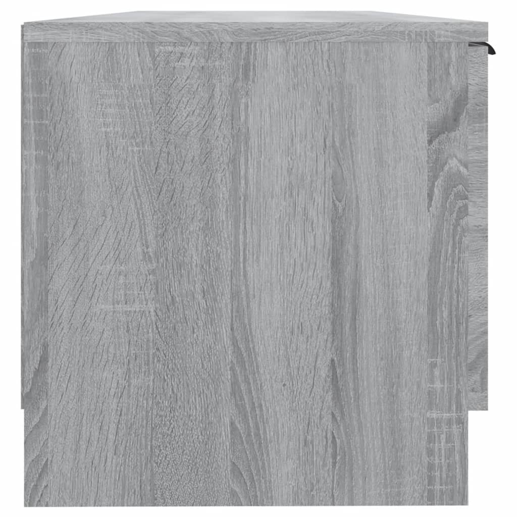 TV Cabinet Grey Sonoma 102x35x36.5 cm Engineered Wood