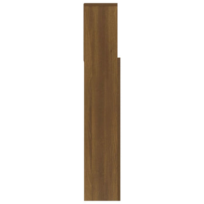 Headboard Cabinet Brown oak 180x19x103.5 cm