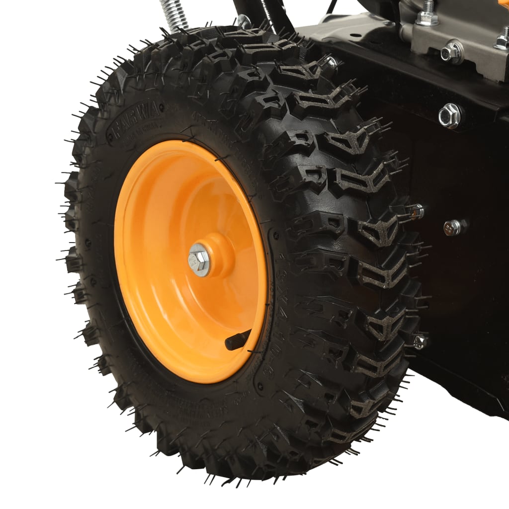 Petrol-powered 4-in-1 Snow Thrower and Sweeper Set 6.5HP