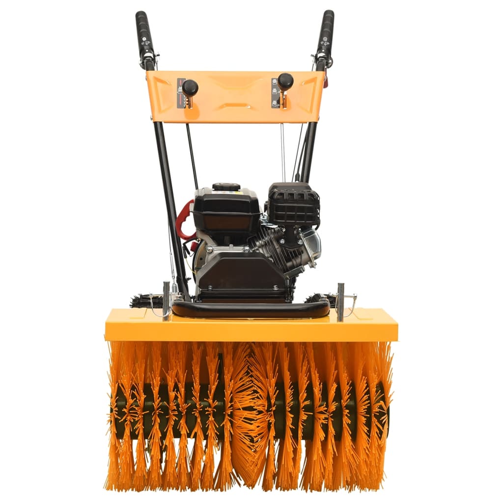 Petrol-powered 4-in-1 Snow Thrower and Sweeper Set 6.5HP