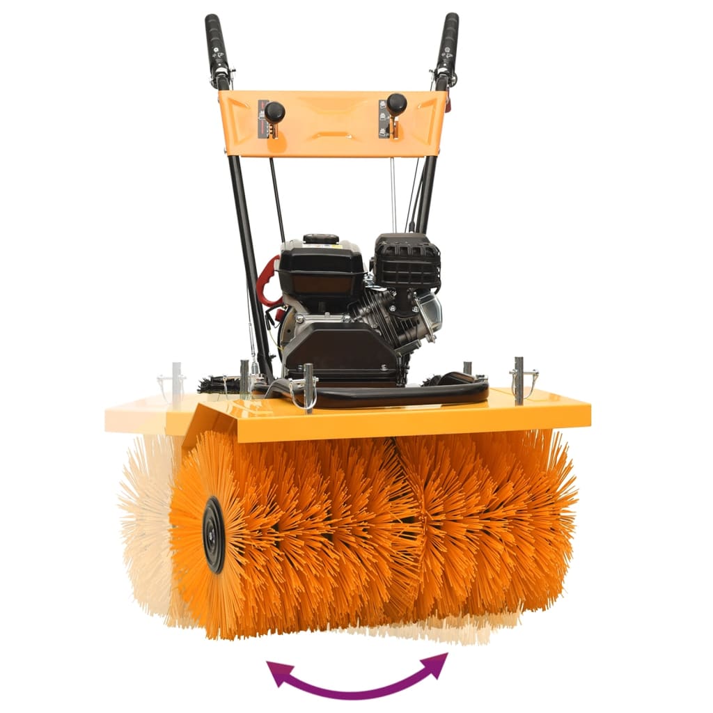 Petrol-powered 4-in-1 Snow Thrower and Sweeper Set 6.5HP