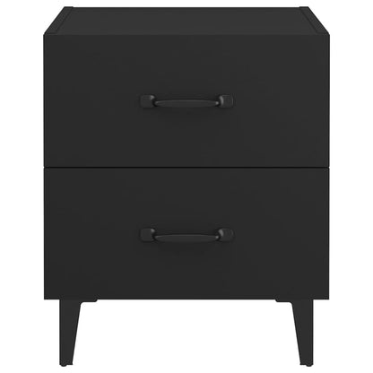 Bedside Cabinets 2 pcs Black 40x35x47.5 cm