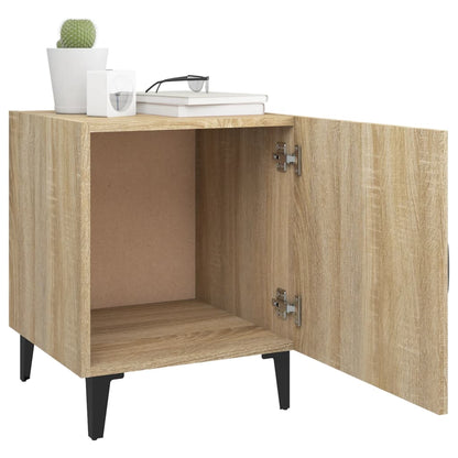 Bedside Cabinets 2 pcs Sonoma Oak Engineered Wood