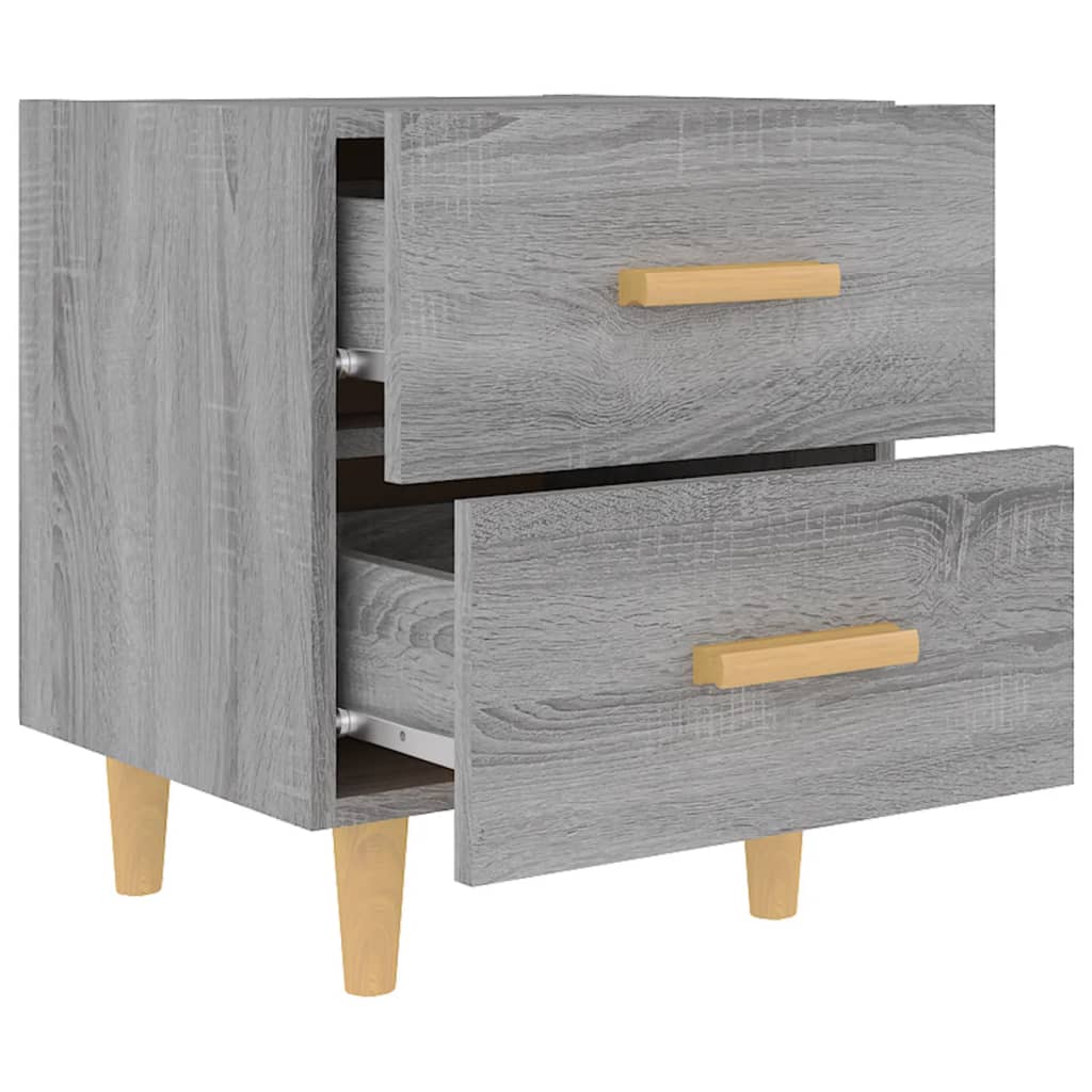 Bed Cabinet Grey Sonoma 40x35x47.5 cm