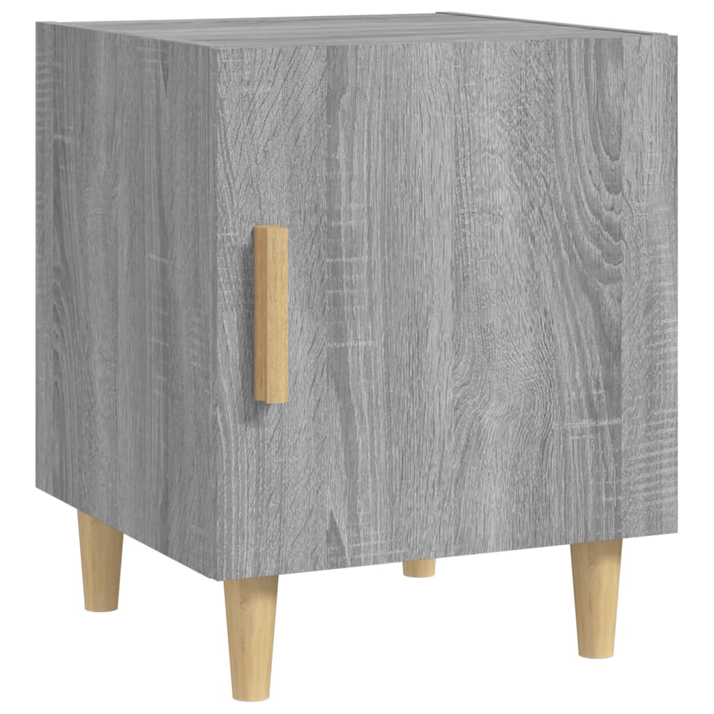 Bedside Cabinets 2 pcs Grey Sonoma Engineered Wood