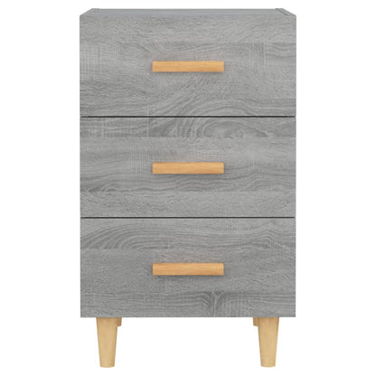 Bedside Cabinet Grey Sonoma 40x40x66 cm Engineered Wood