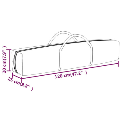 Folding Party Tent with Sidewalls White 2x2 m