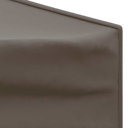 Folding Party Tent with Sidewalls Taupe 2x2 m