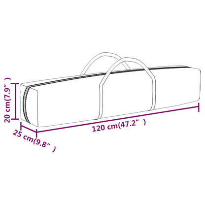 Folding Party Tent with Sidewalls Anthracite 3x3 m