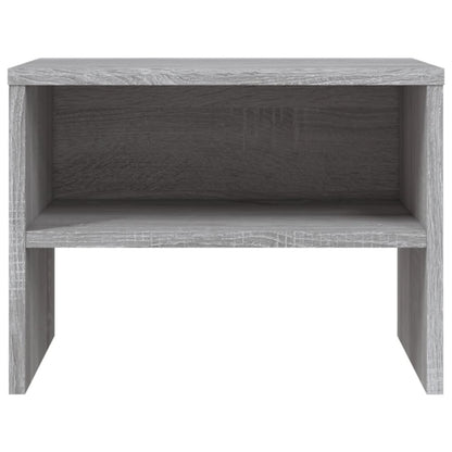 Bedside Cabinet Grey Sonoma 40x30x30 cm Engineered Wood
