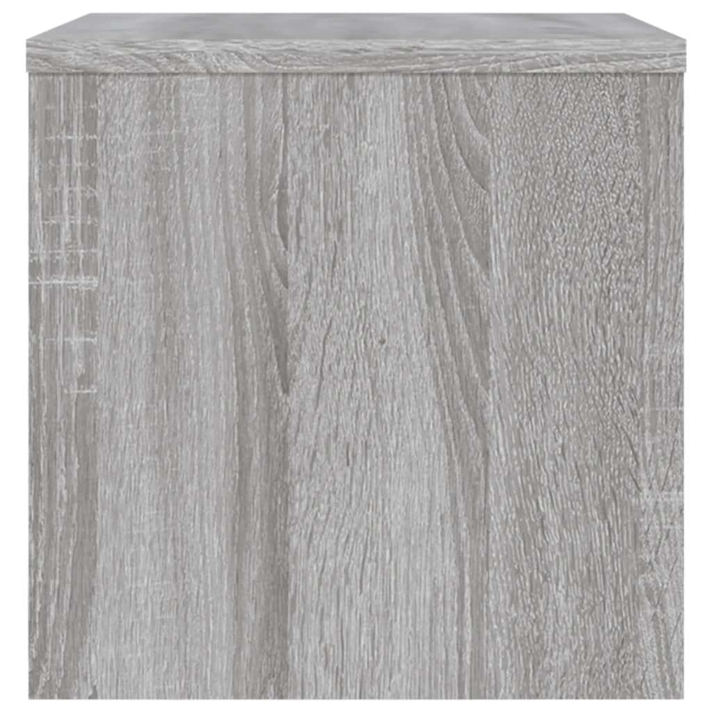 Bedside Cabinet Grey Sonoma 40x30x30 cm Engineered Wood