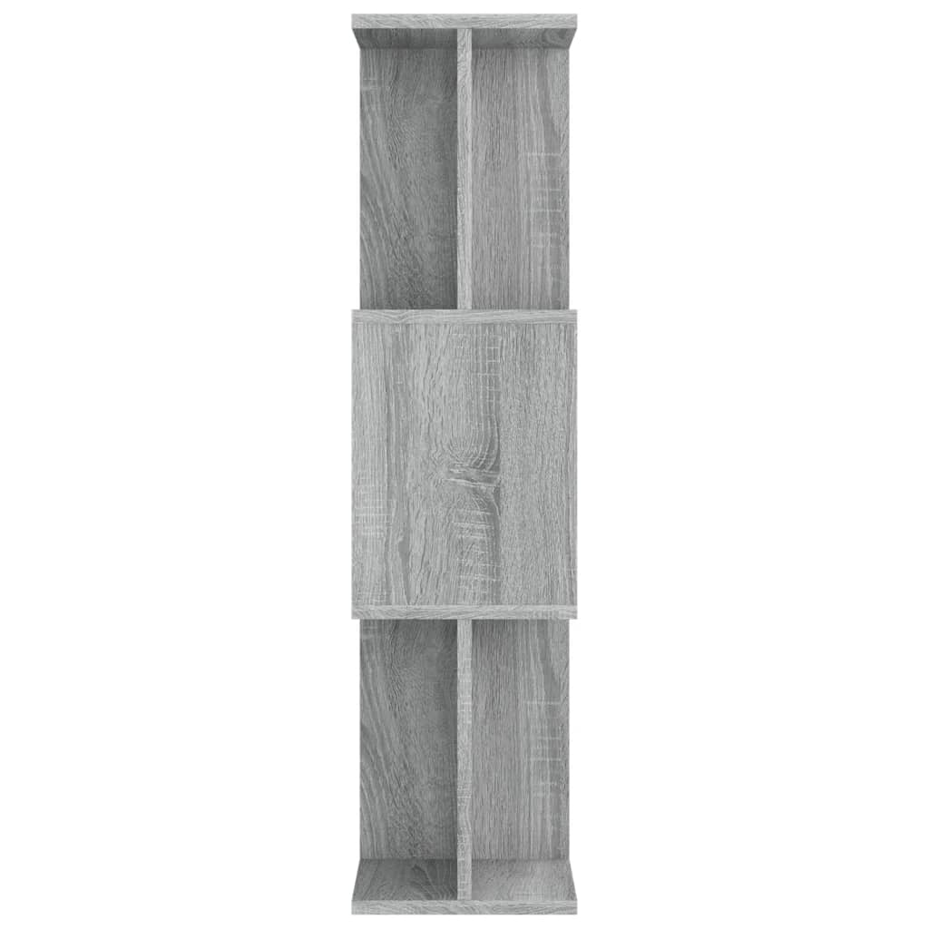 Book Cabinet/Room Divider Grey Sonoma 80x24x96cm Engineered Wood