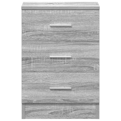 Bedside Cabinets 2 pcs Grey Sonoma 38x35x56 cm Engineered Wood